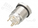 Drukcontact metaal rond 12mm wit